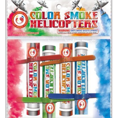 COLOR SMOKE HELICOPTERS